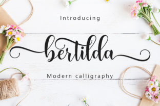 Bertilda Script: Elevating Design with a Unique Typographic Voice