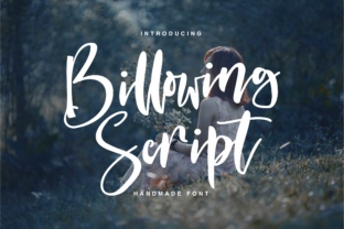 Billowing Script