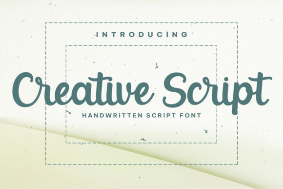 Creative Script: A Handwritten Font That Elevates Design