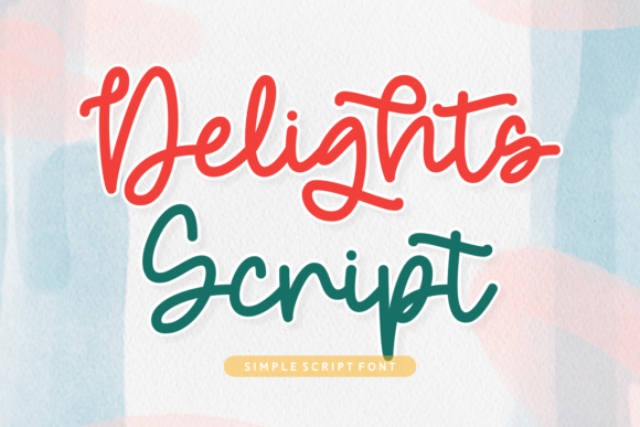 Delights Script: A Charming Handwritten Font for Personal and Creative Projects
