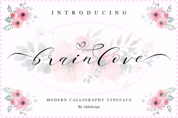 Discover the Beauty of Brainlove Script and Brainlove Beautiful Script: A Stylish Calligraphy Font for Modern Creativity