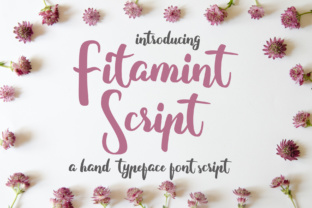 Fitamint Script: A Playful Handwritten Font for Creative and Professional Use