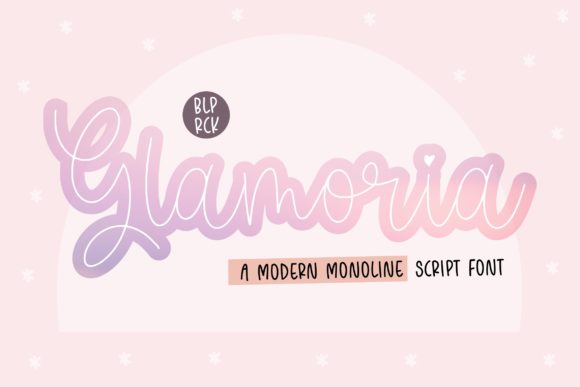 Glamoria Script: A Modern Monoline Script Font