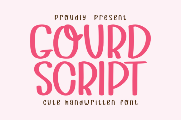 Gourd Script: A Whimsical Handwritten Font for Creative Projects