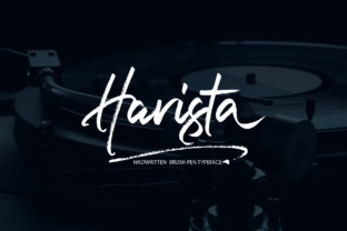 Harista Script: A Handwritten Font with Signature Style