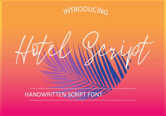 Hotel Script Font: A Versatile Tool for Creative Projects