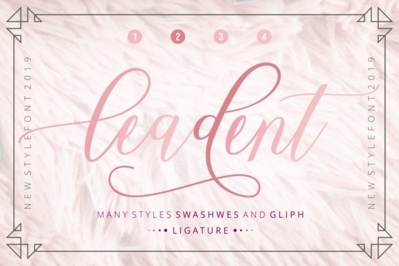 Leadent Script: A Handwritten Font for Creative Projects