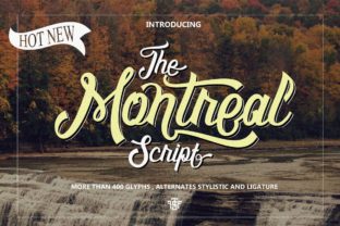 Montreal Script: A Nostalgic and Sophisticated Font with a Cool Vibe