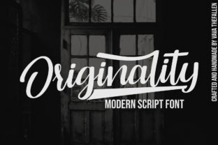 Originality Script: A Modern Handwritten Font Bridging Tradition and Innovation