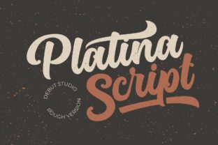 Platina Script - Rough for Bold Branding and Creative Projects