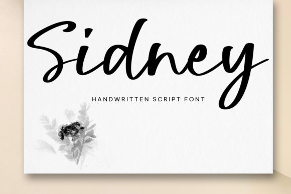 Sidney Script: A Timeless Handwritten Font for Captivating Designs