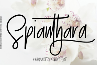 Spianthara Script: A Modern Touch for Your Creative Projects