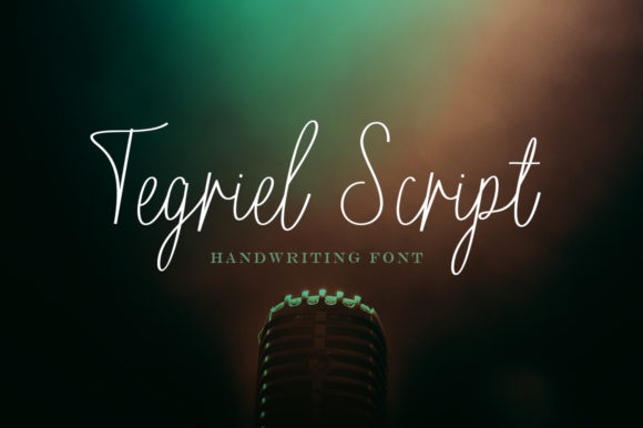 Tegriel Script: A Flowing Font for Creative Expression