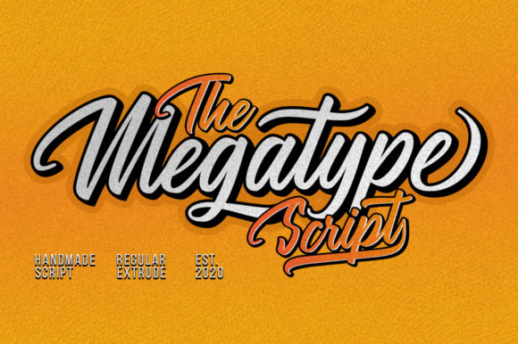 The Megatype Script: A Handwritten Font with Timeless Charm