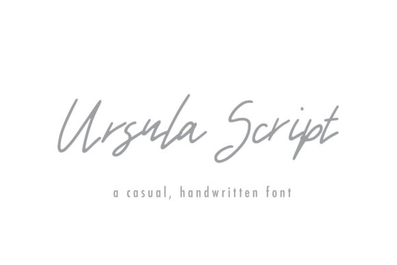 Ursula Script: A Versatile Handwritten Font for Creative Professionals