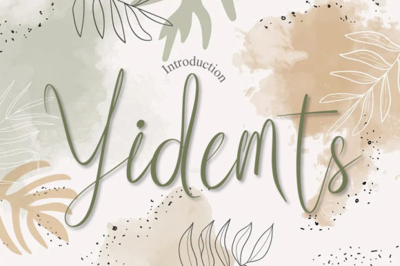 Yidemts Script: A Timeless Handwritten Font for Modern Design
