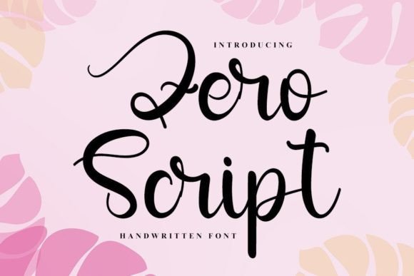 Zero Script: A Timeless Handwritten Font for Modern Design